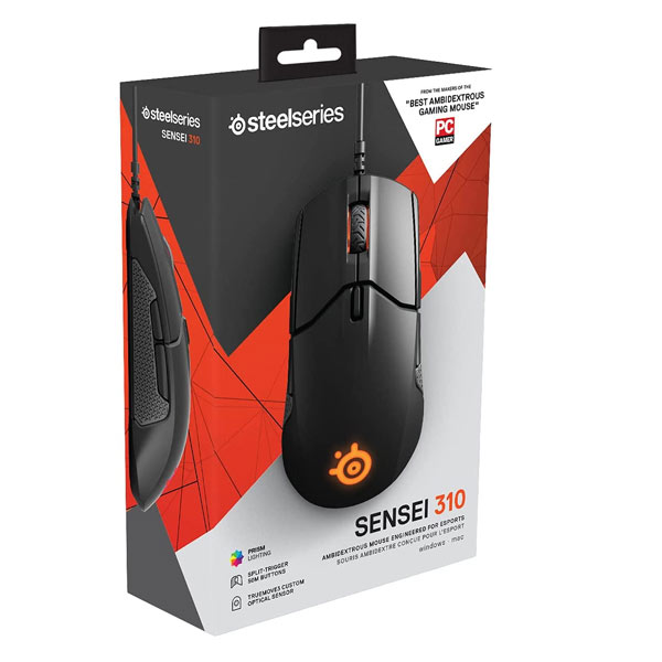 SteelSeries Sensei 310 Ambidextrous Mouse, black