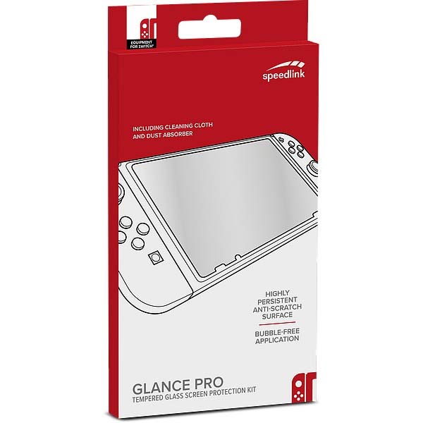 Ochranné sklo Speedlink Glance Pro Tempered Glass Protection Kit pre Nintendo Switch