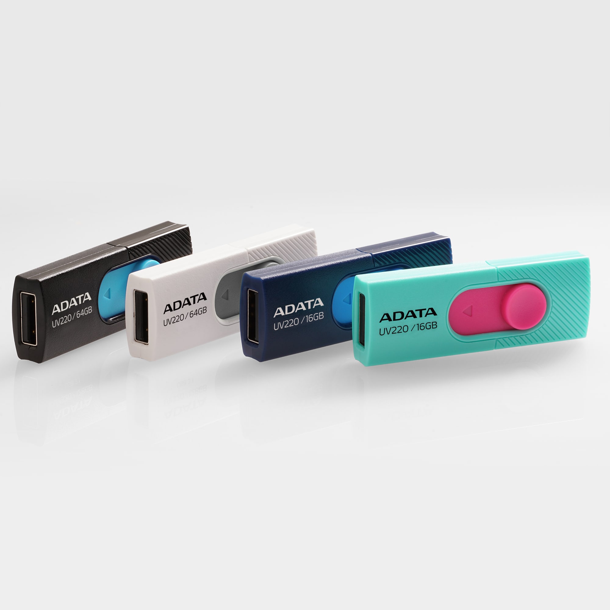 USB kľúč A-DATA UV220, 32 GB, USB 2.0, čierny