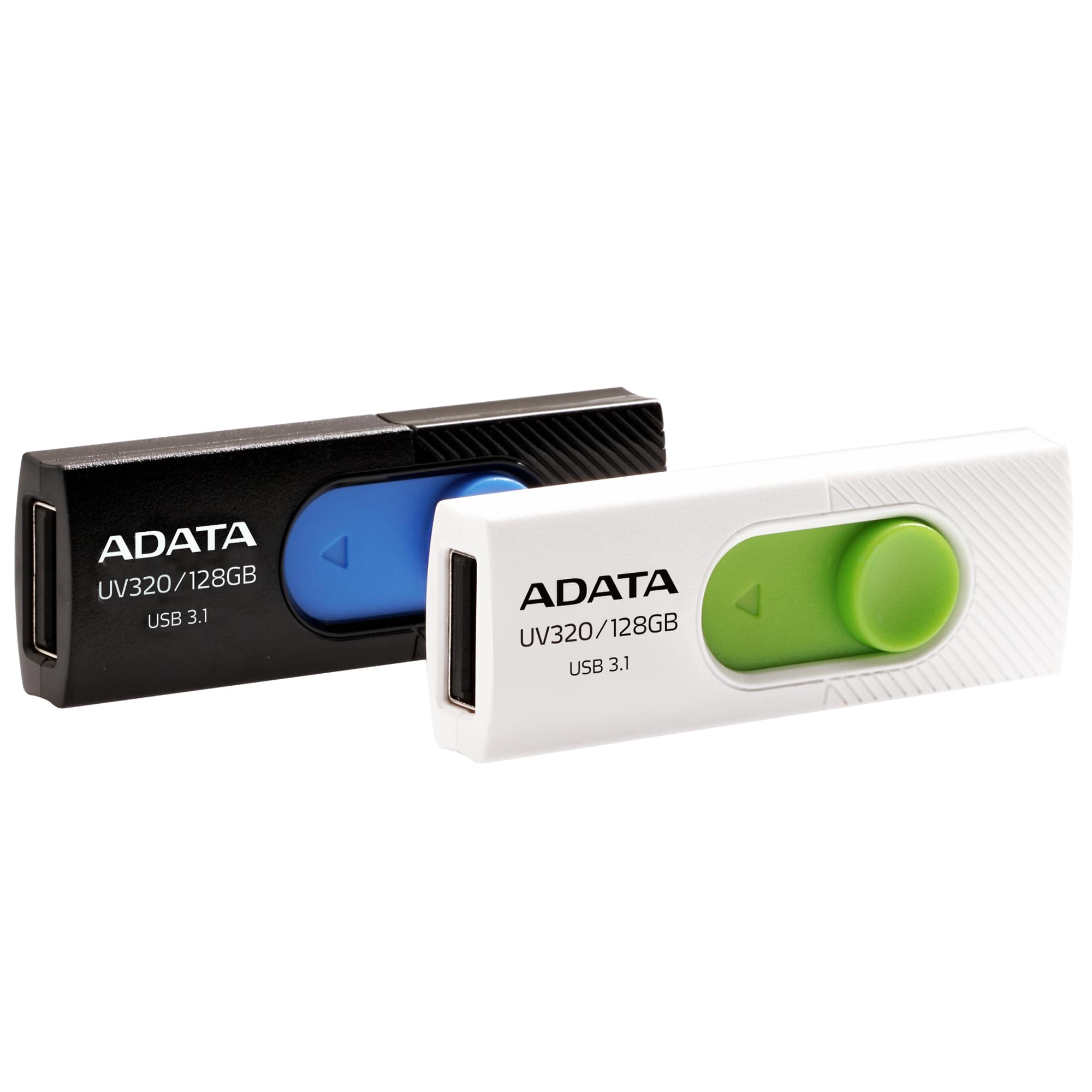USB kľúč A-DATA UV320, 32 GB, USB 3.1, rýchlosť 80 MB/s, čierny