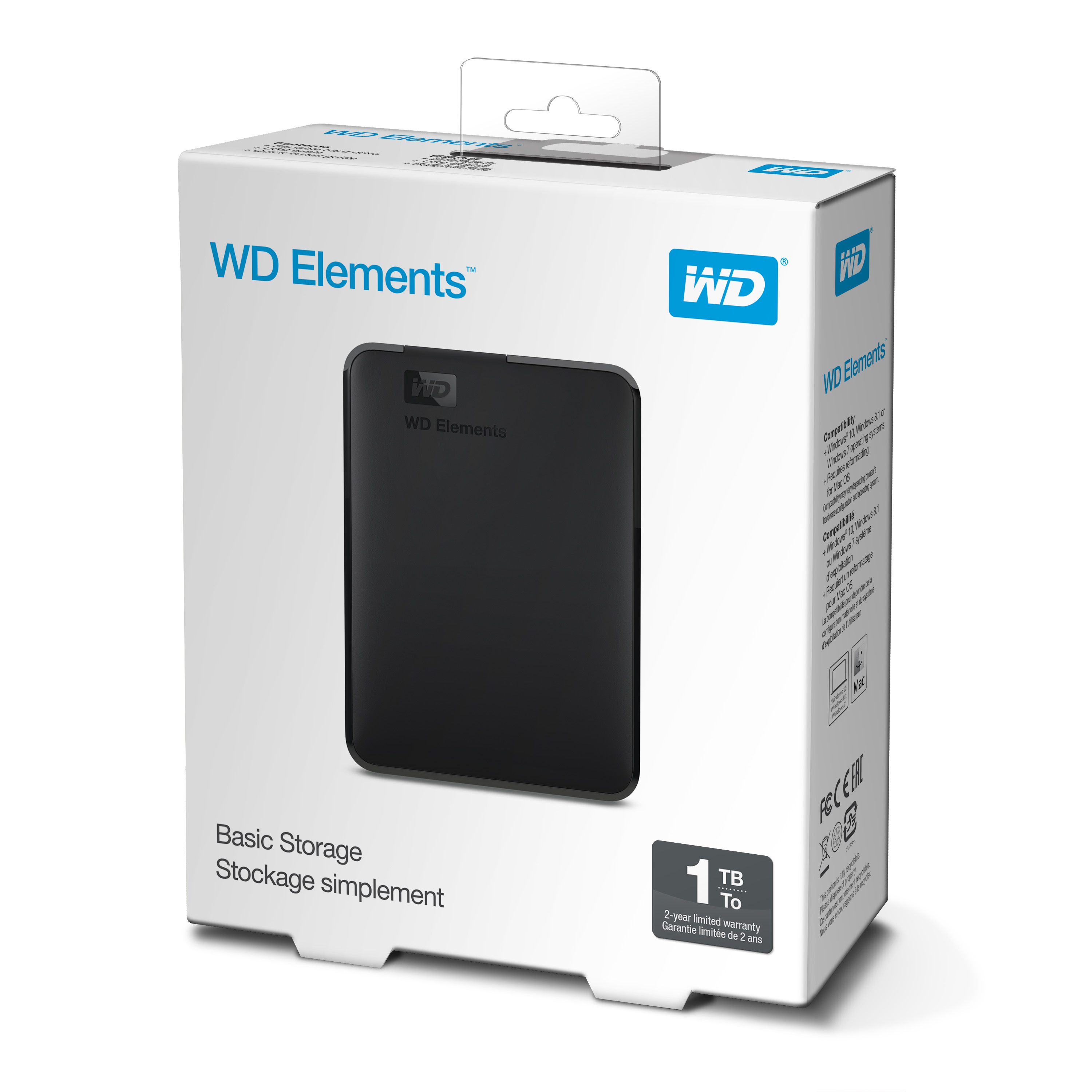 WD HDD Elements Portable  Externý disk, 1,5 TB, USB 3.0