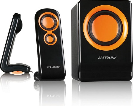Speed-Link Vivente 2.1 Subwoofer System, black-orange Speed-Link Vivente 2.1 Subwoofer System, black-orange