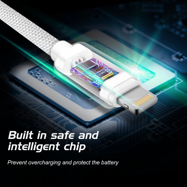 Dátový kábel Swissten textilný s USB-C, Lightning konektormi a podporou rýchlonabíjania, ružovozlatý Dátový kábel Swissten textilný s USB-C, Lightning konektormi a podporou rýchlonabíjania, ružovozlatý