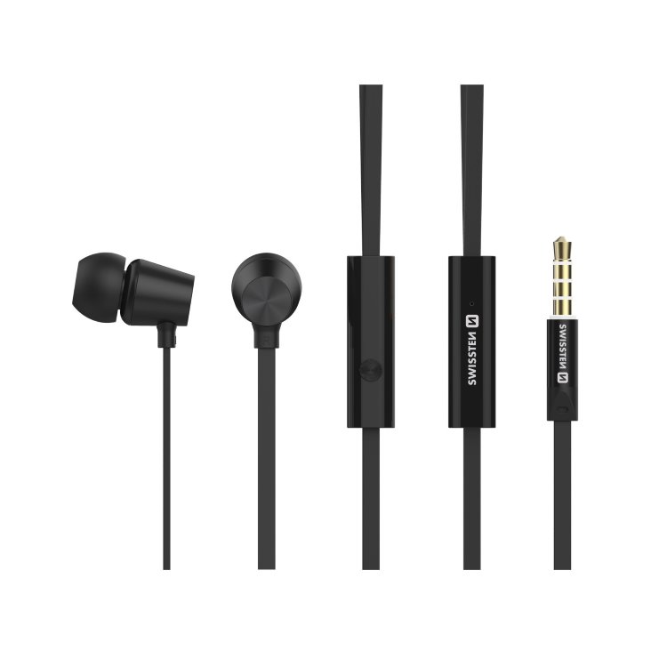 Slúchadlá Swissten Dynamic YS500, čierne Slúchadlá Swissten Dynamic YS500, čierne