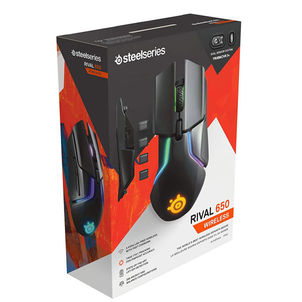 Herná myš SteelSeries Rival 650 Wireless Herná myš SteelSeries Rival 650 Wireless