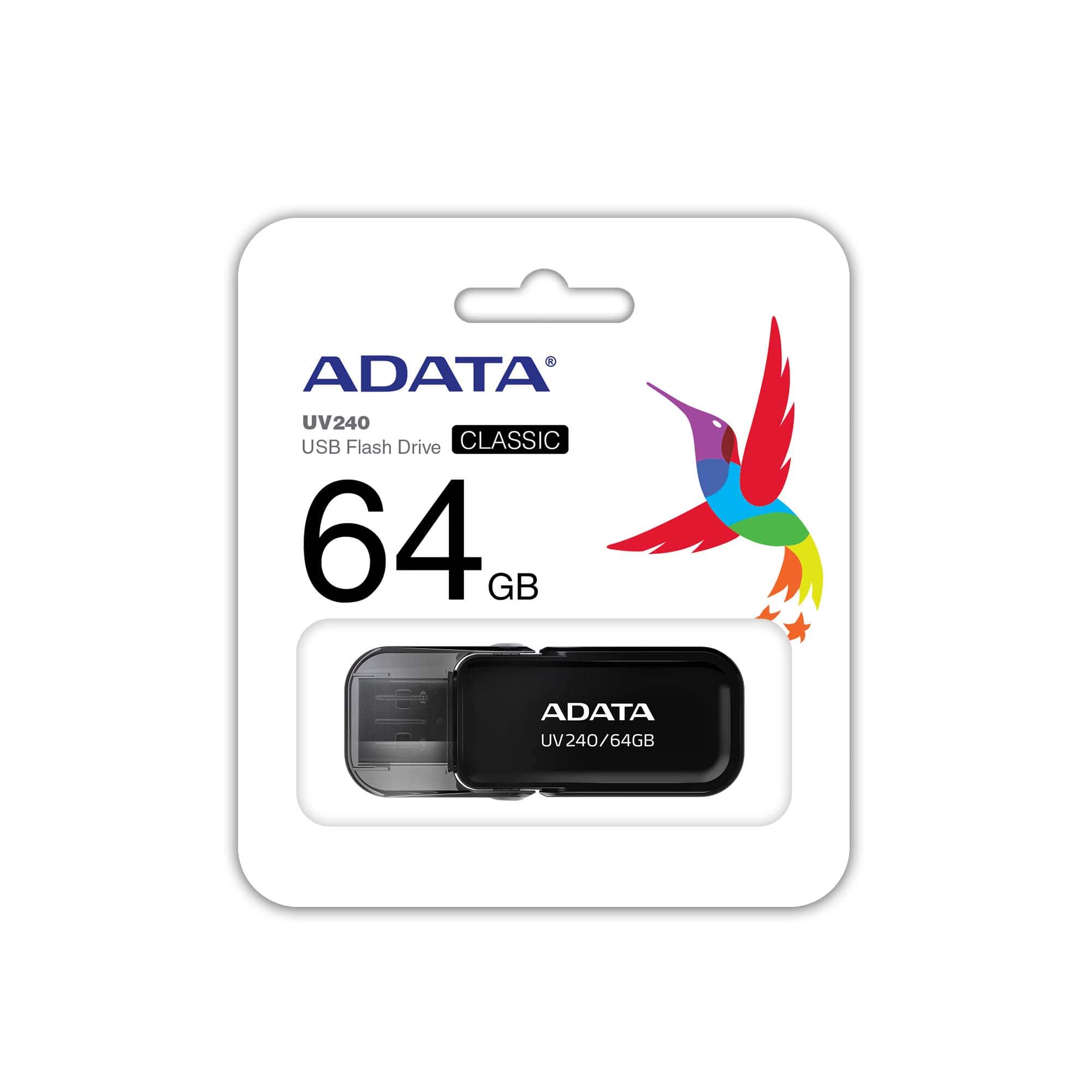 USB kľúč A-DATA UV240, 32 GB, AUV240-32G-RBK, čierny