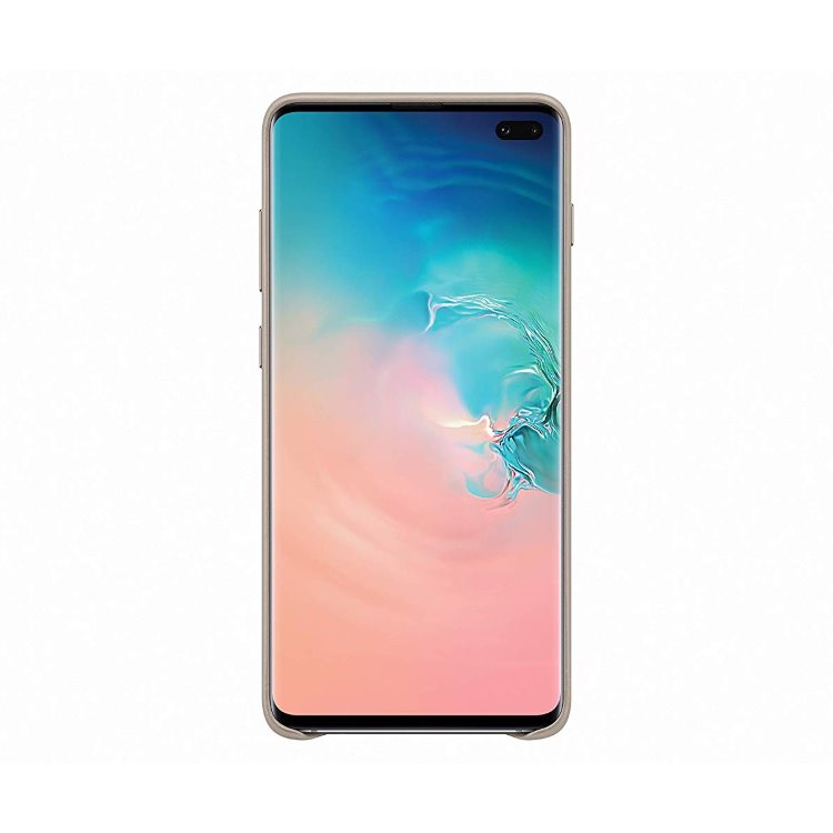 Puzdro Samsung Leather Cover EF-VG975LJE pre Samsung Galaxy S10 Plus - G975F, Grey Puzdro Samsung Leather Cover EF-VG975LJE pre Samsung Galaxy S10 Plus - G975F, Grey