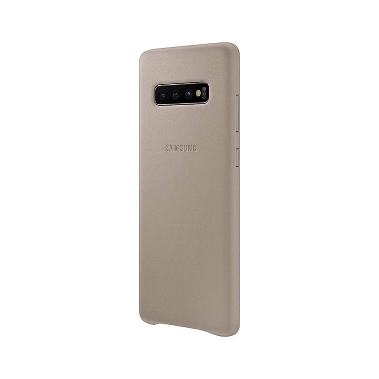 Puzdro Samsung Leather Cover EF-VG975LJE pre Samsung Galaxy S10 Plus - G975F, Grey Puzdro Samsung Leather Cover EF-VG975LJE pre Samsung Galaxy S10 Plus - G975F, Grey