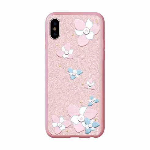 Devia kryt Flower Embroidery Case pre iPhone X/XS