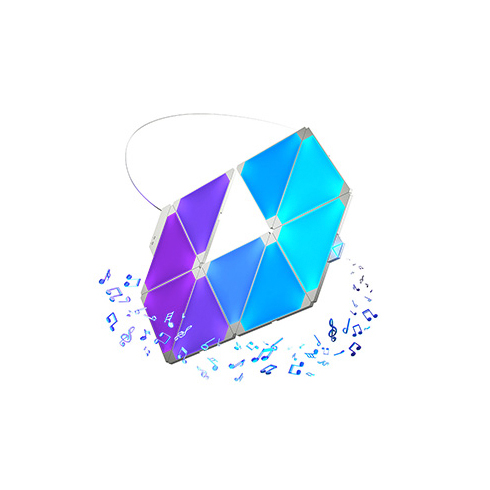 Modulárne smart osvetlenie Nanoleaf Aurora Rhythm Smarter Kit 9 Pack Modulárne smart osvetlenie Nanoleaf Aurora Rhythm Smarter Kit 9 Pack