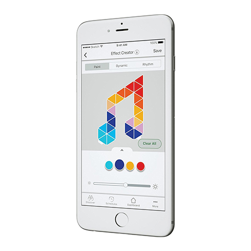 Modulárne smart osvetlenie Nanoleaf Aurora Rhythm Smarter Kit 9 Pack Modulárne smart osvetlenie Nanoleaf Aurora Rhythm Smarter Kit 9 Pack