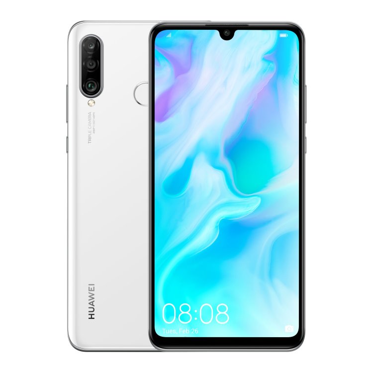 Huawei P30 Lite, 4/128GB, Dual SIM, Pearl White - SK distribúcia