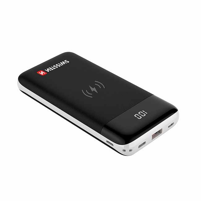 Powerbanka Swissten All-In-One 10000 mAh, čierna