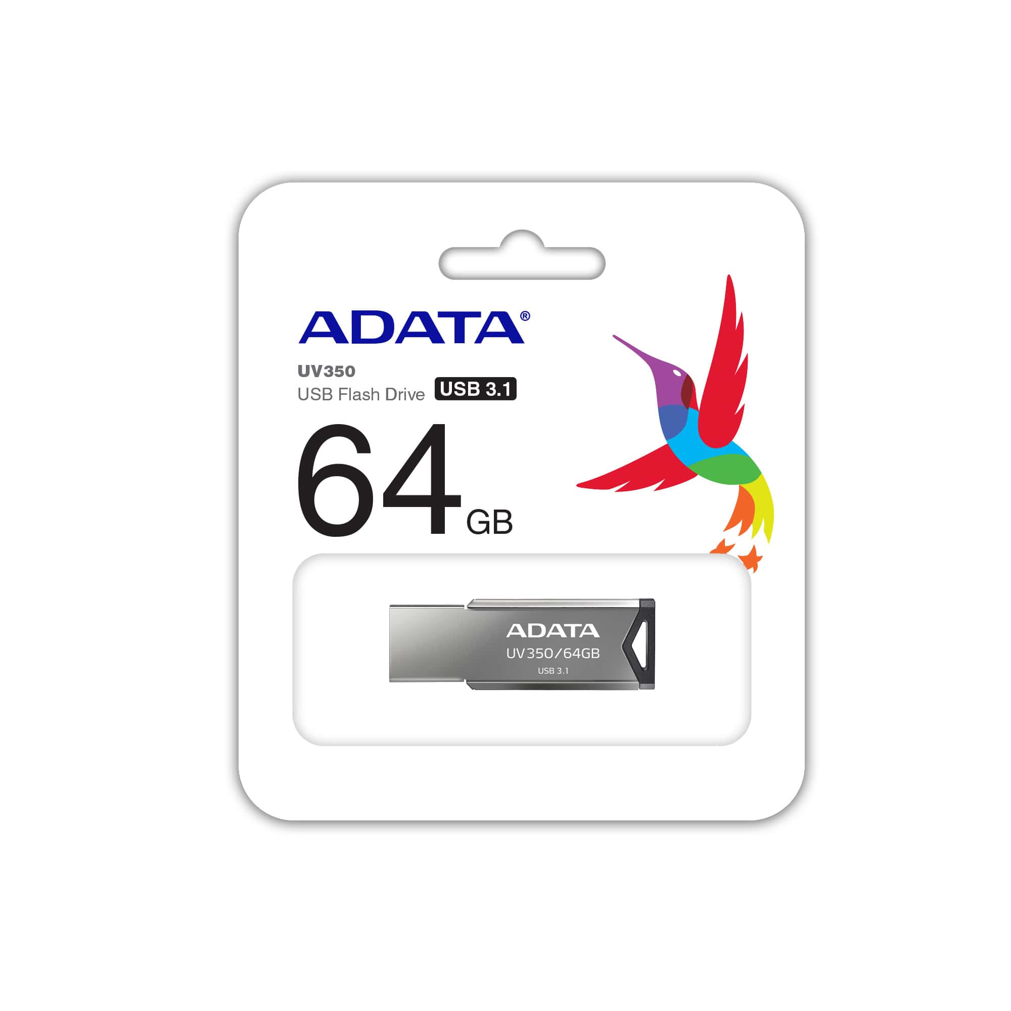 USB kľúč A-DATA UV350, 64 GB, USB 3.1