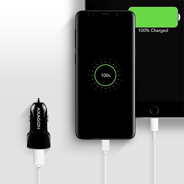 Autonabíjačka AXAGON PWC-QC5 QuickCharge 3,0 - 31 W, čierna Autonabíjačka AXAGON PWC-QC5 QuickCharge 3,0 - 31 W, čierna