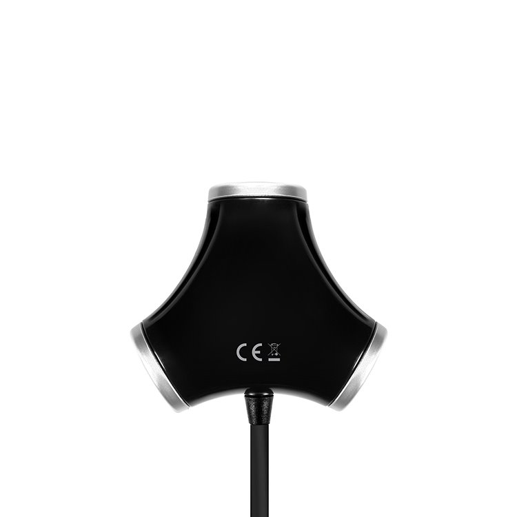AXAGON HUE-X3 4x USB 2.0 Trinity hub, čierna AXAGON HUE-X3 4x USB 2.0 Trinity hub, čierna