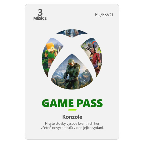 Xbox Game Pass 3 mesačné predplatné