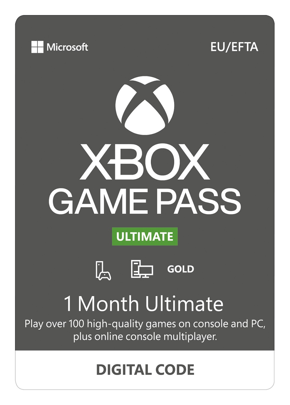 Xbox Ultimate Game Pass 1 mesačné predplatné