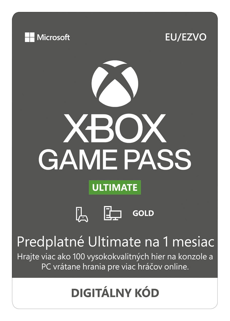 Xbox Ultimate Game Pass 1 mesačné predplatné