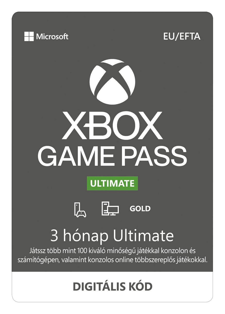 Xbox Ultimate Game Pass 3 mesačné predplatné
