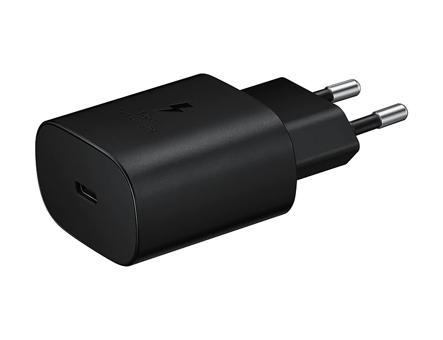 Rýchlonabíjačka Samsung 25W s USB-C káblom, black Rýchlonabíjačka Samsung 25W s USB-C káblom, black