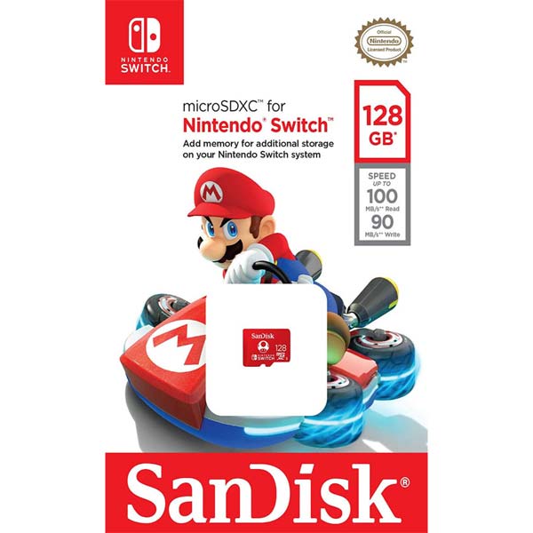 SanDisk Nintendo Switch Micro SDXC 128 GB