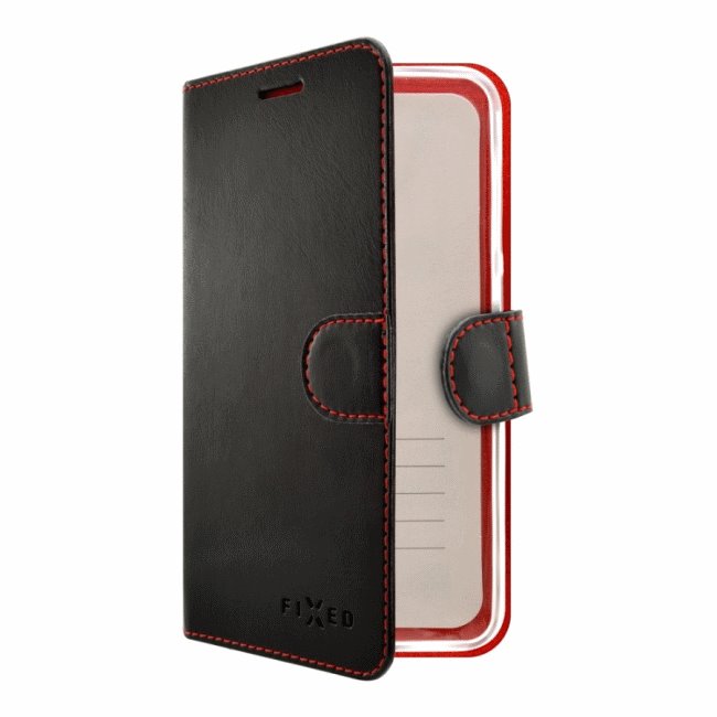 FIXED Fit knižkové puzdro pre Apple iPhone SE 20/SE 22/8/7, čierne FIXED Fit knižkové puzdro pre Apple iPhone SE 20/SE 22/8/7, čierne