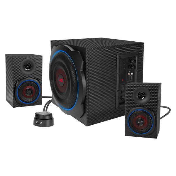 Speedlink Gravity Carbon RGB 2.1 Reproduktory a subwoofer, Black