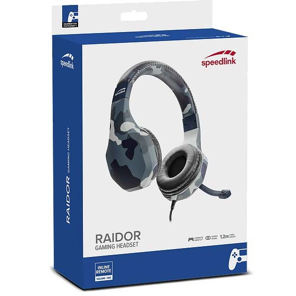 Speedlink Raidor Stereo Headset for PS5/PS4, blue