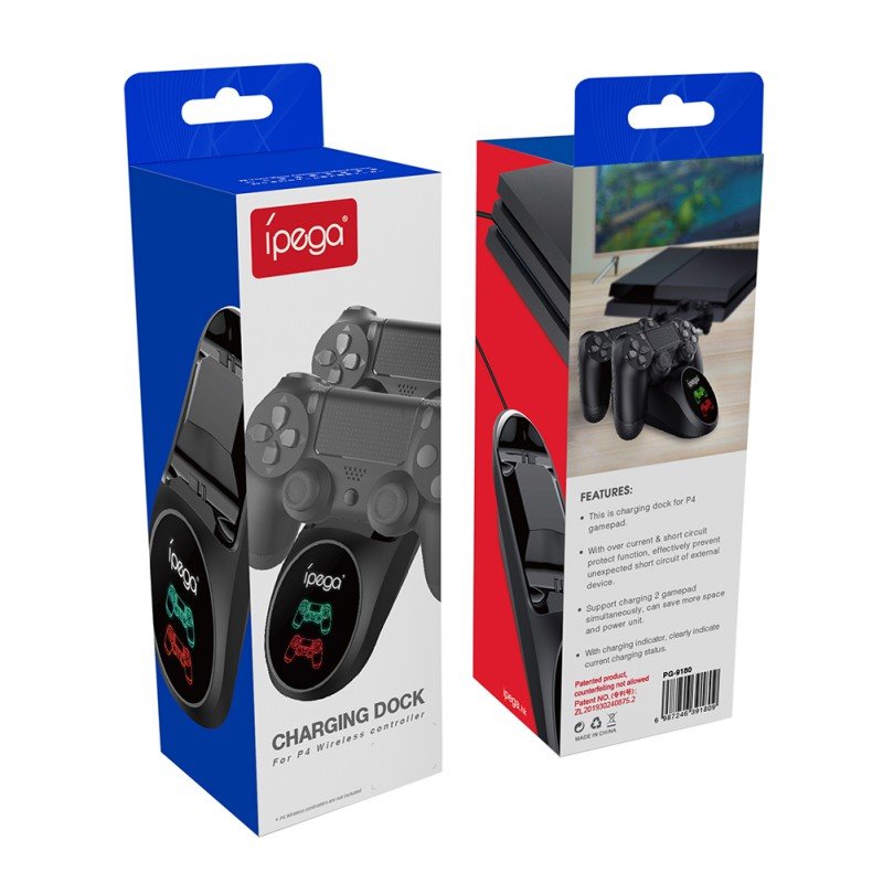 Duálna nabíjacia stanica iPega 9180 pre PS4 DualShock Duálna nabíjacia stanica iPega 9180 pre PS4 DualShock
