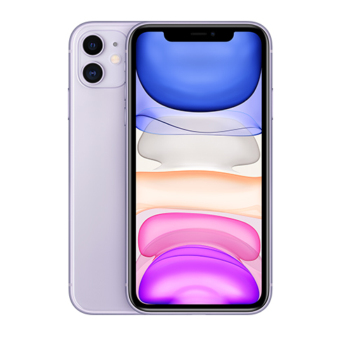 iPhone 11, 128GB, fialová