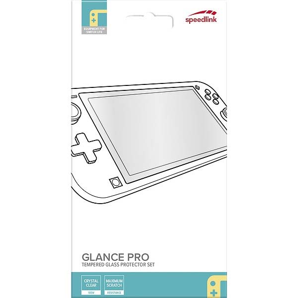 Ochranné sklo Speedlink Glance Pro Tempered Glass Protection Kit pre konzoly Nintendo Switch Lite