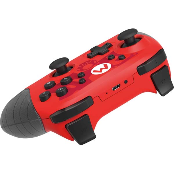 HORI Horipad bezdrôtový nabíjateľný ovládač pre konzoly Nintendo Switch (Mario Edition)