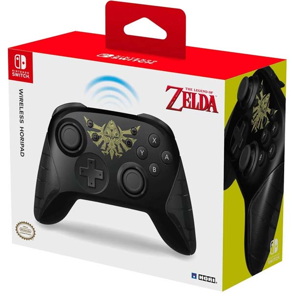 HORI Horipad bezdrôtový nabíjateľný ovládač pre konzoly Nintendo Switch (Zelda Edition)