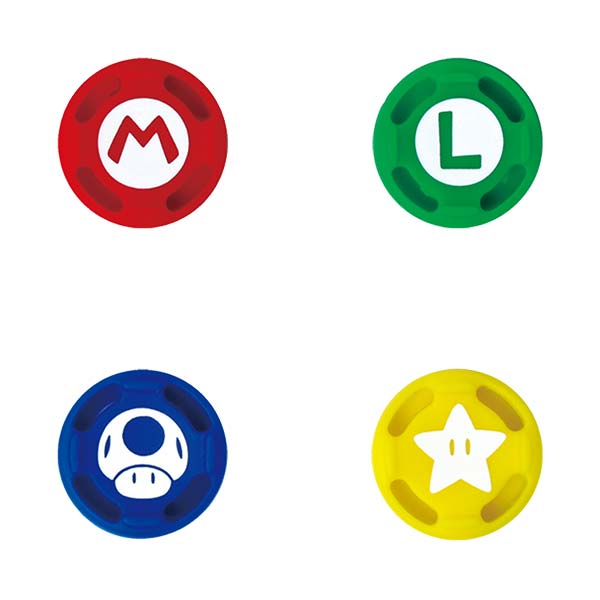 HORI Joy-Con gumené návleky na analógové páčky (Super Mario)