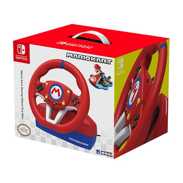 HORI pretekársky volant Mario Kart Pro MINI pre konzoly Nintendo Switch, červený