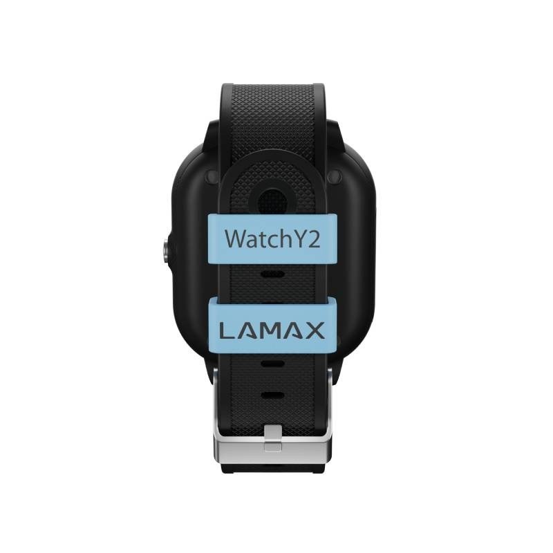 LAMAX WatchY2, detské smart hodinky s GPS, čierne