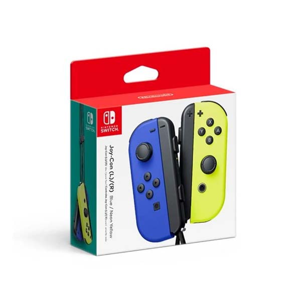 Ovládače Nintendo Joy-Con Pair, modrý / neónovo žltý