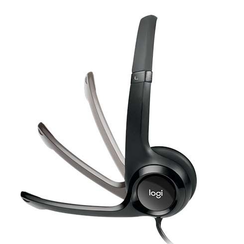 Logitech H390 - USB stereo headset - čierne