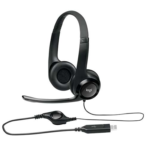 Logitech Stereo USB slúchadlá H390