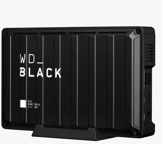 WD HDD Black D10 Game Drive Externý disk, 8 TB, 3,5"