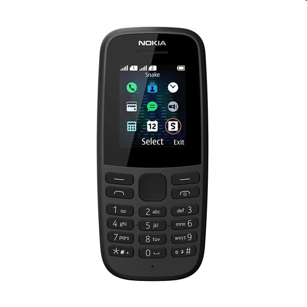Nokia 105 Dual Sim 2019, black Nokia 105 Dual Sim 2019, black