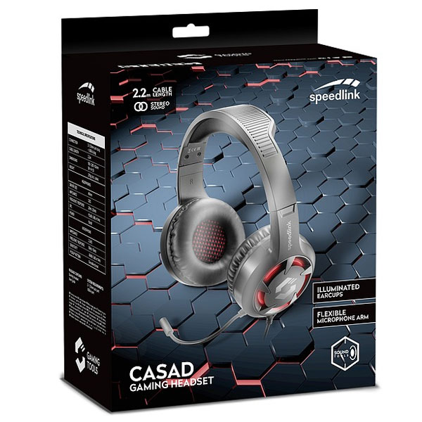Herné slúchadlá Speedlink Casad Gaming Headset Herné slúchadlá Speedlink Casad Gaming Headset