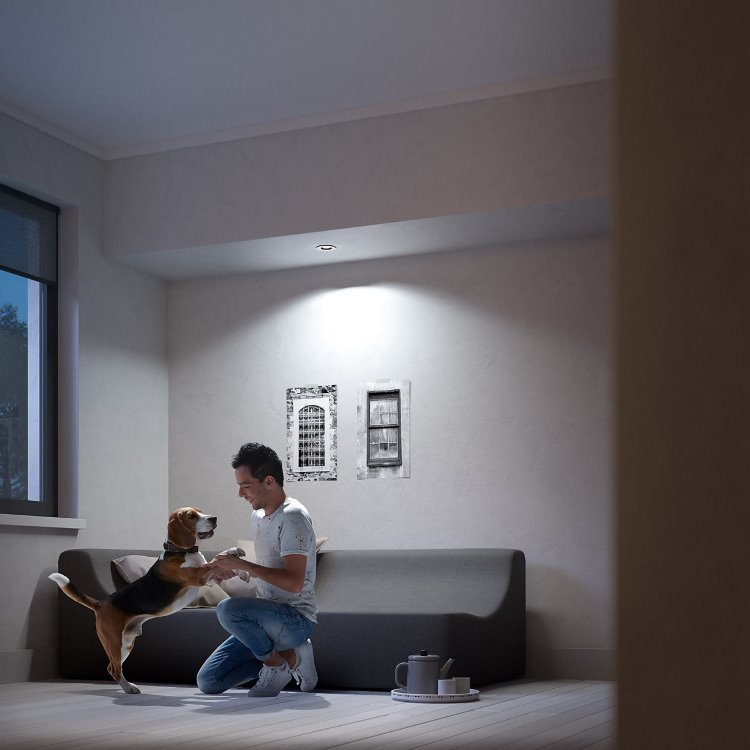 LED externé rozširujúce zapustené bodové svetlo Philips Hue Milliskin 5.5W, White Ambiance