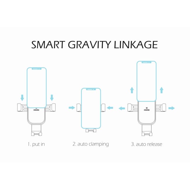 Swissten univerzálny držiak Gravity S-Grip G2-AV4 do ventilácie auta Swissten univerzálny držiak Gravity S-Grip G2-AV4 do ventilácie auta
