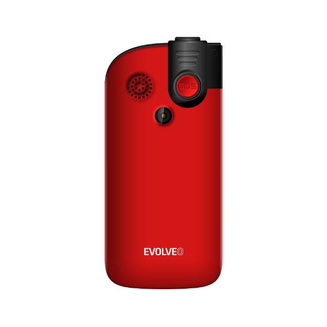 Evolveo EasyPhone FM, Red + nabíjací stojan - SK distribúcia