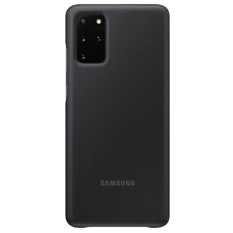 Knižkové puzdro Clear View pre Samsung Galaxy S20 Plus, čierna