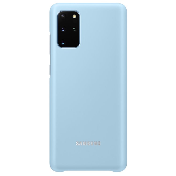 Zadný kryt LED Cover pre Samsung Galaxy S20 Plus, modrá