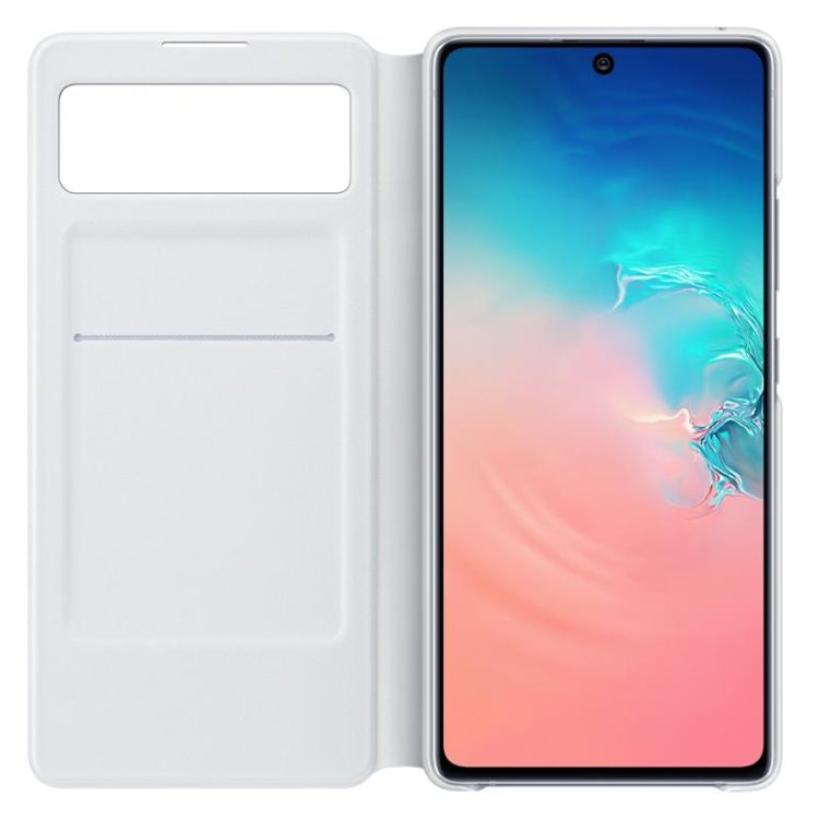 Puzdro Samsung S-View Wallet Cover EF-EG770PWE pre Samsung Galaxy S10 Lite - G770F, White Puzdro Samsung S-View Wallet Cover EF-EG770PWE pre Samsung Galaxy S10 Lite - G770F, White