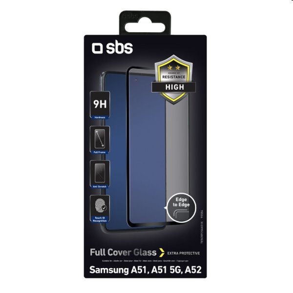 Tvrdené sklo SBS Full Cover pre Samsung Galaxy A53 , A52 - A525F , A51 - A515F , A52s 5G, čierna Tvrdené sklo SBS Full Cover pre Samsung Galaxy A53 , A52 - A525F , A51 - A515F , A52s 5G, čierna